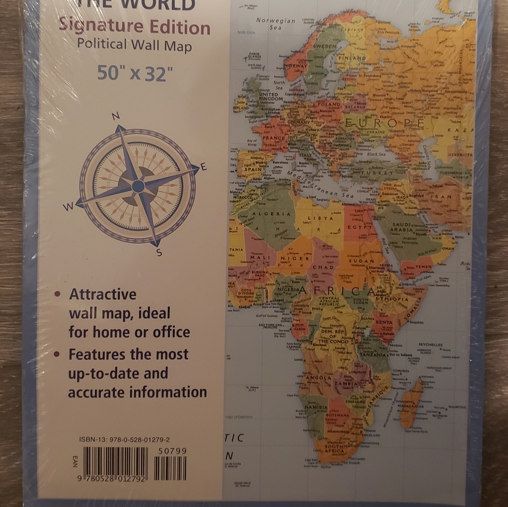 Wall world map
